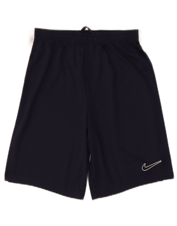 Pantaloncini sportivi Nike da ragazzo Dri Fit 13-14 anni XL Blu navy Colourblock Sports