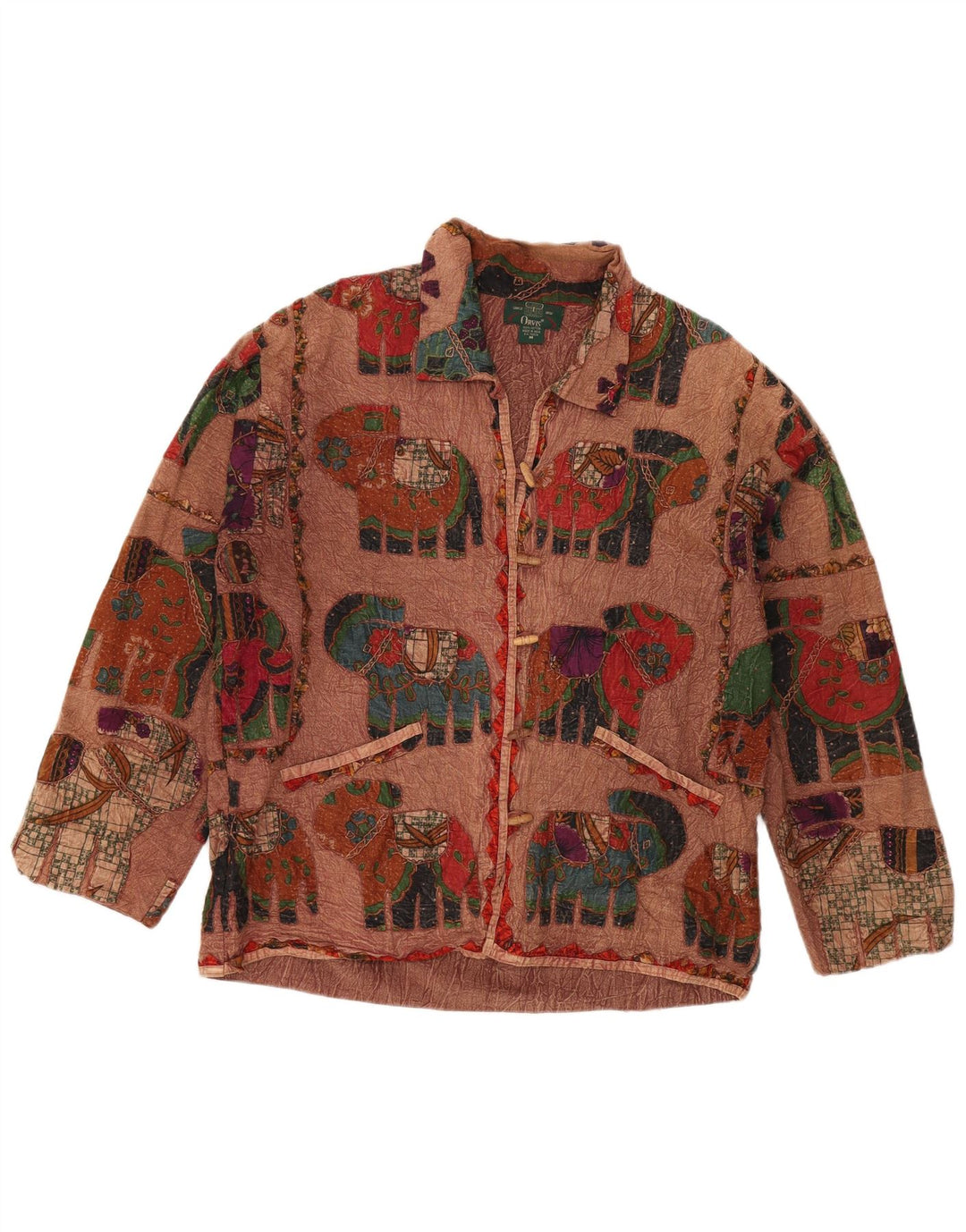 Borsone oversize da donna ORVIS UK 14 Marrone medio Stampa animalier