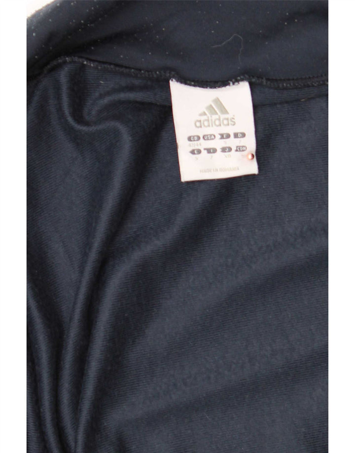 Giacca da tuta da uomo Adidas UK 42/44 Large Blu Navy Poliestere