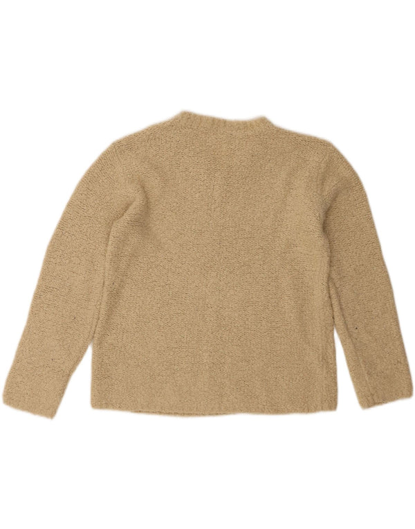 Maglione maglione con scollo a V da donna J. Crew UK 6 XS Acrilico beige