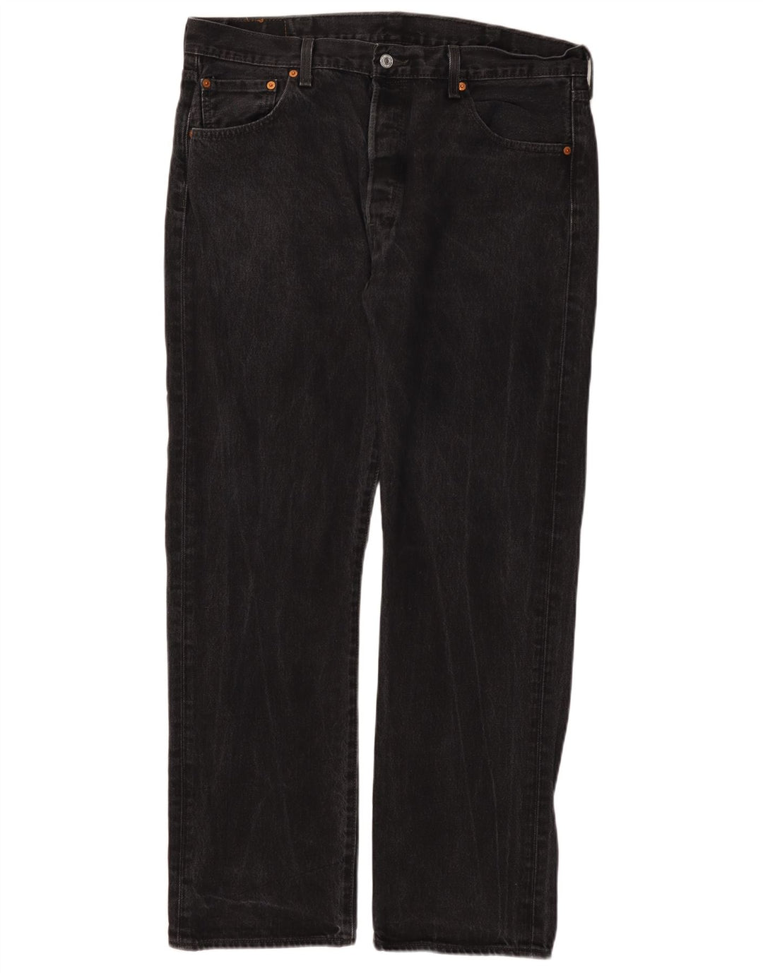 LEVI'S Jeans dritti da uomo 501 W38 L32 cotone nero