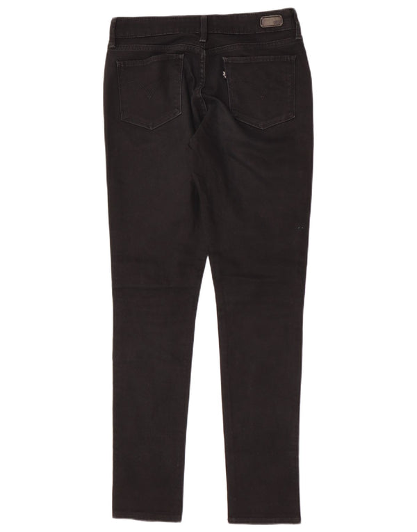 Jeans skinny Levi's Demi Curve a vita media da donna W28 L32 cotone nero