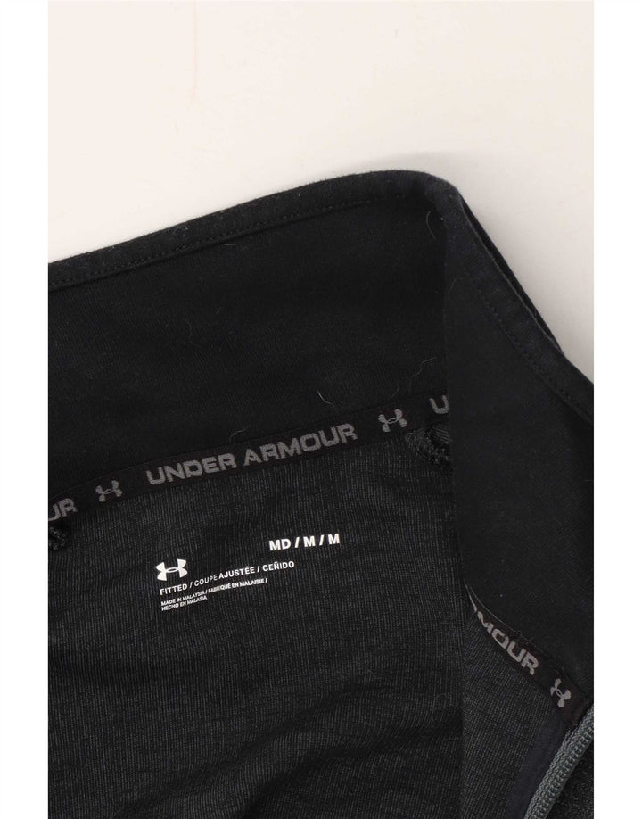 Maglietta da uomo Under Armour con grafica pullover Top medio blu navy screziato