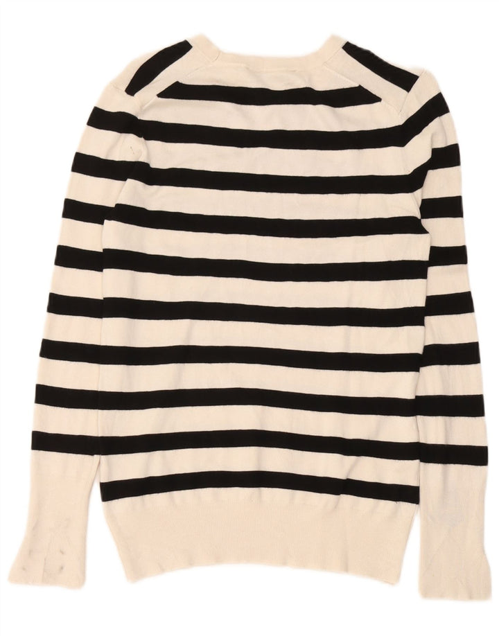 Camicetta da donna Zara Top UK 18 XL a righe bianche