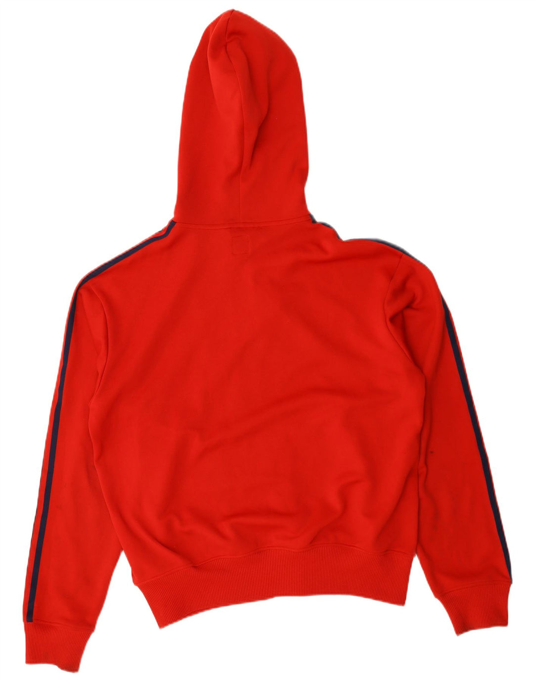 Maglione con cappuccio e zip da uomo Adidas grande poliestere rosso
