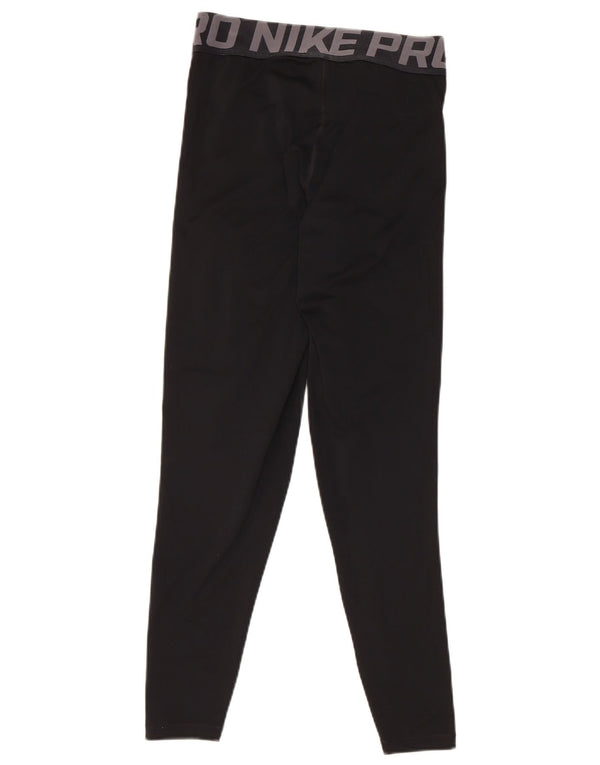 Leggings grafici Nike da donna Dri Fit UK 4 XS poliestere nero