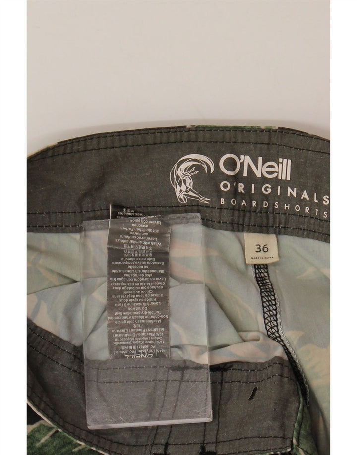 Pantaloncini da bagno da uomo O'NEILL grandi in poliestere floreale multicolore
