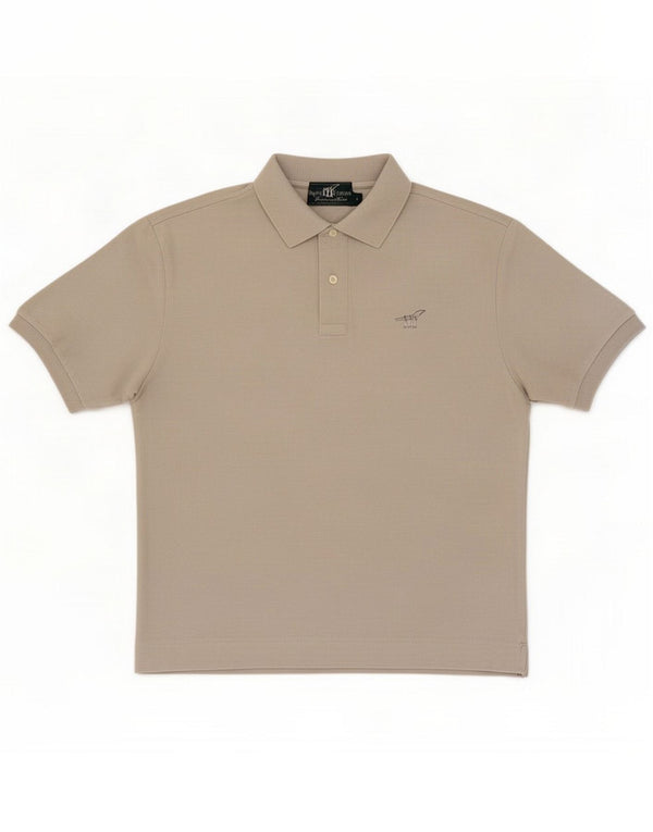 Polo da uomo Henry Cottons Large Beige