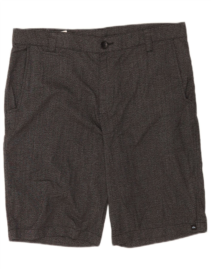 Pantaloncini cargo Quiksilver Zathan da uomo W34 Large in poliestere grigio