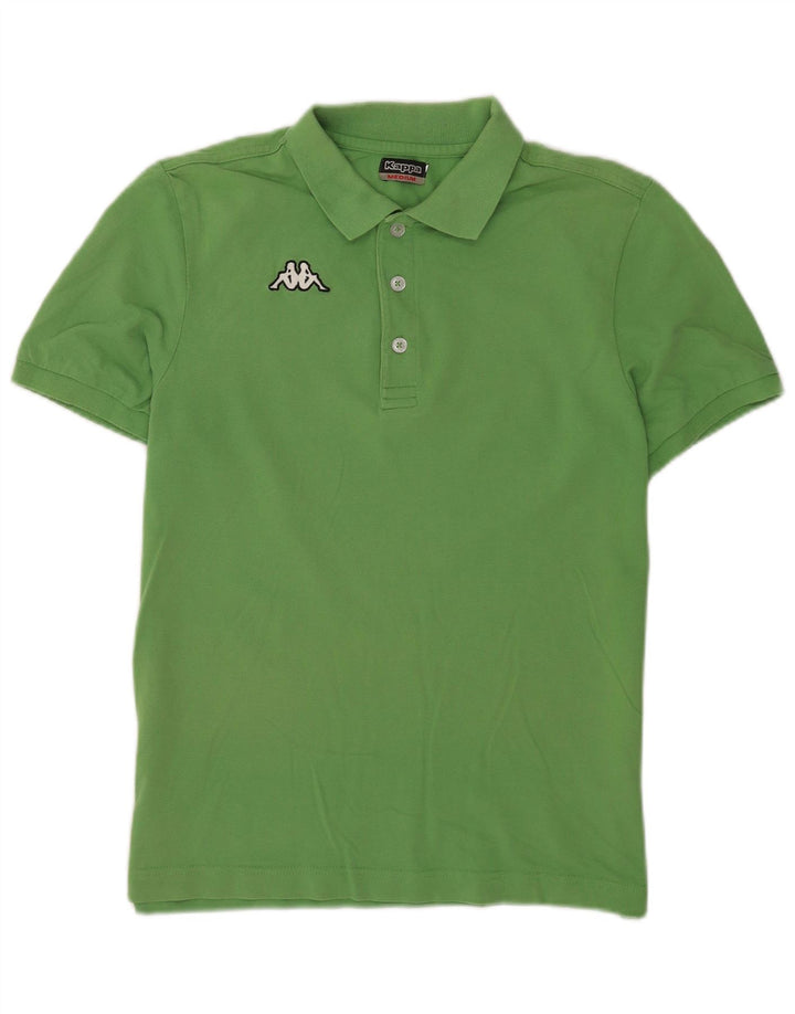 Polo Kappa Uomo Verde Medio In Cotone