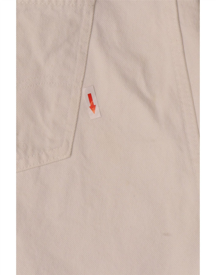 Pantaloncini di jeans Levi's 550 da uomo W40 XL in cotone bianco