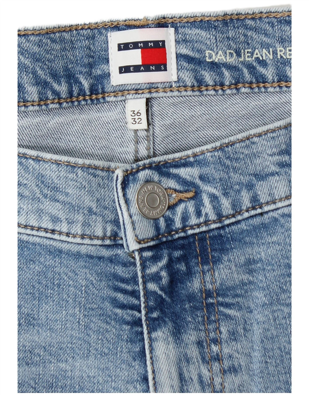 Jeans slim da uomo Tommy Hilfiger W36 L30 Blu