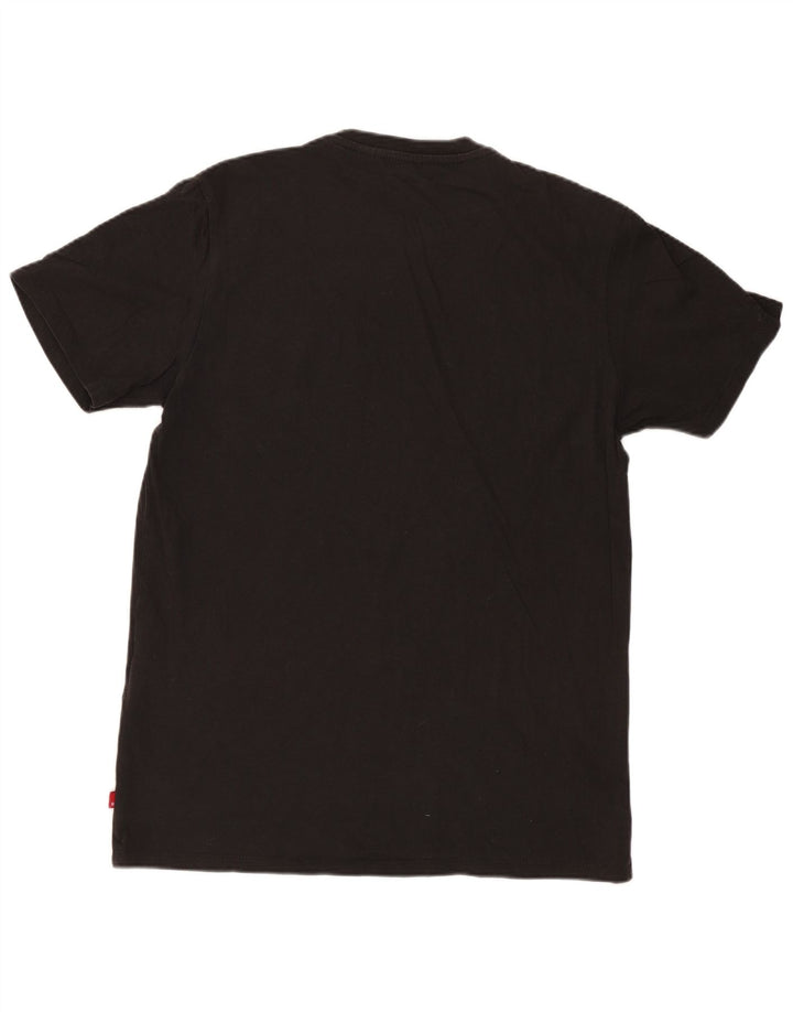 T-shirt grafica da uomo LEVI'S Top piccola in cotone nero
