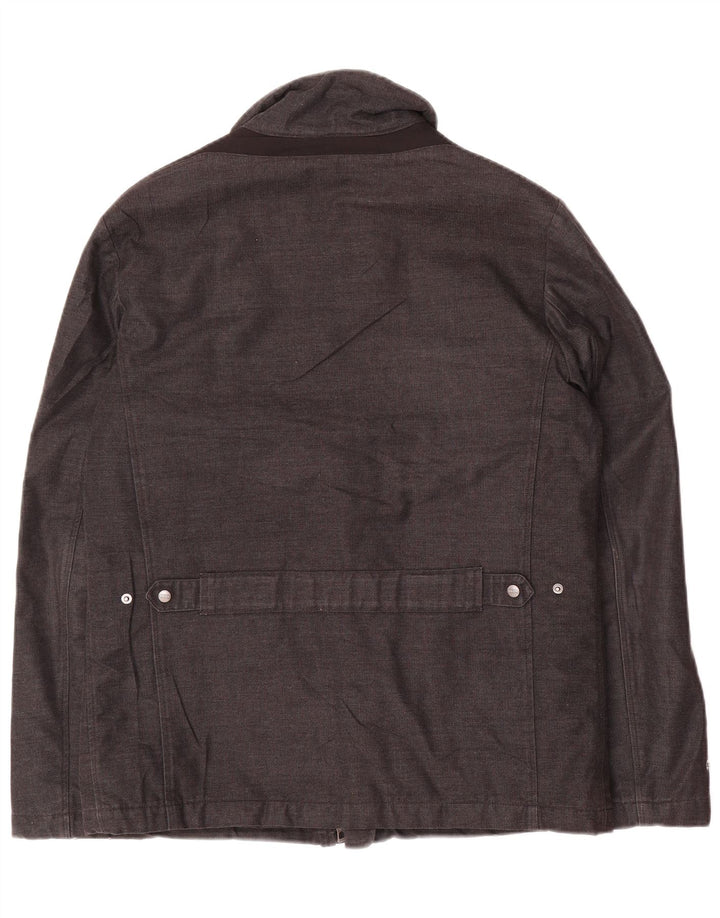 Geox Giacca da uomo Respira Utility UK 38 Cotone grigio medio