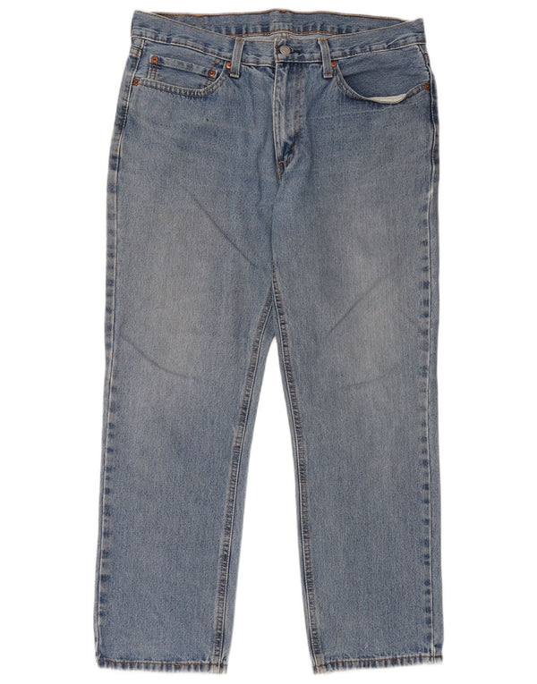 Levi's Uomo 541 Jeans dritti dalla vestibilità rilassata W34 L30 Cotone blu