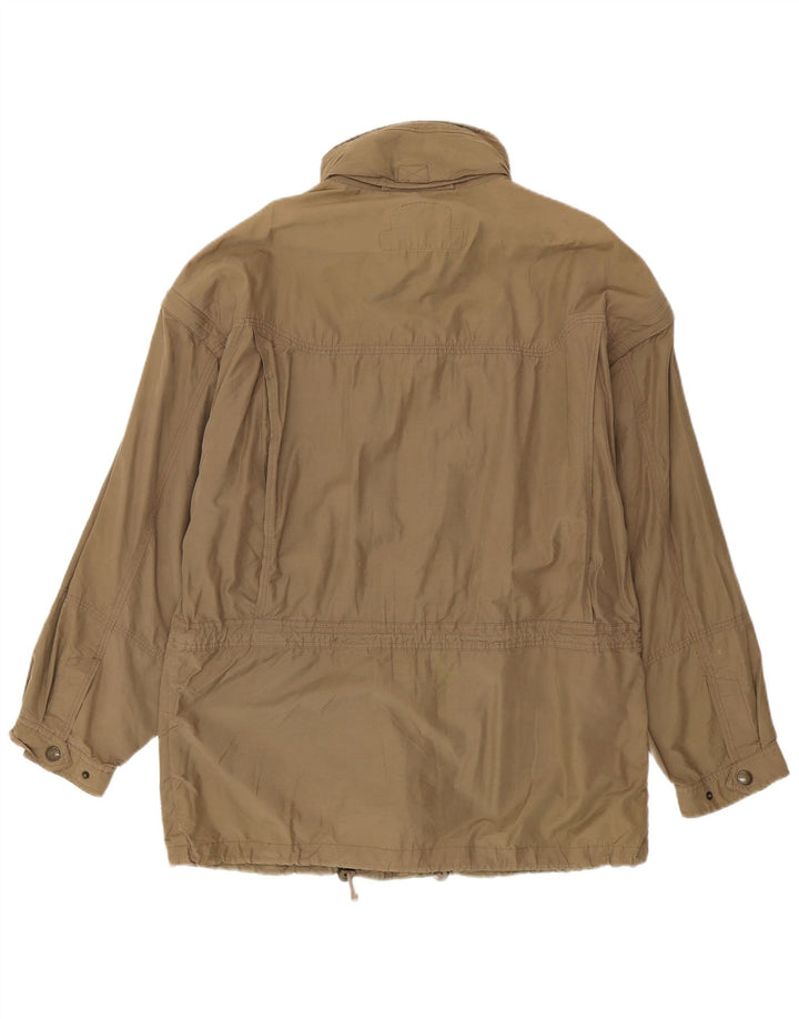 Giacca utility con cappuccio da uomo Camel Active EU 50 Large in cotone kaki