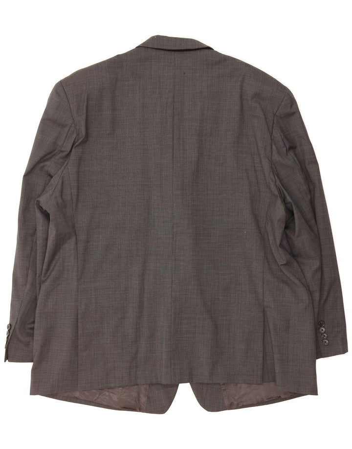 MICHAEL KORS Mens 3 Button Blazer Jacket IT 52 XL Grey Wool Vintage Michael Kors and Second-Hand Michael Kors from Messina Hembry 