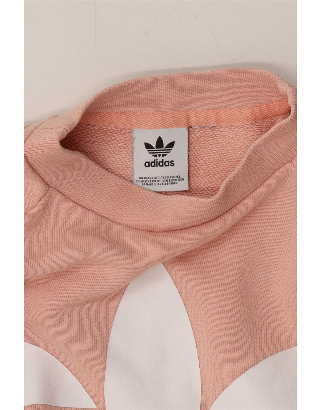 Felpa grafica da donna Adidas Jumper UK 14 Medium Pink