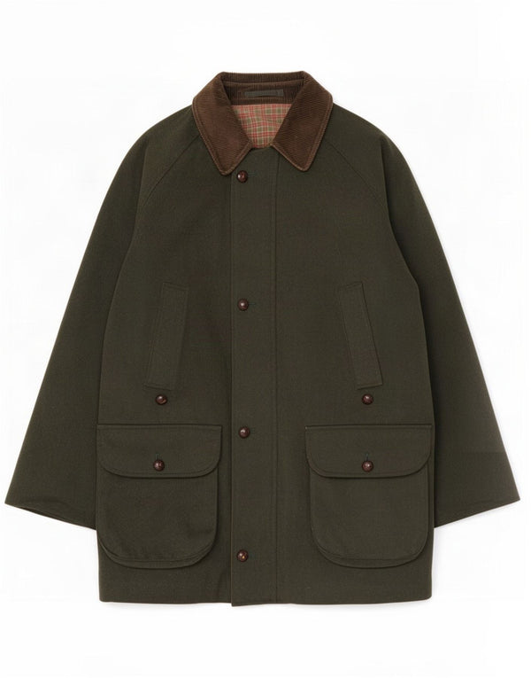 Giacca da uomo Barbour Utility UK 42 XL lana verde