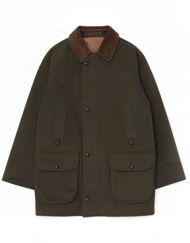 Giacca da uomo Barbour Utility UK 42 XL lana verde