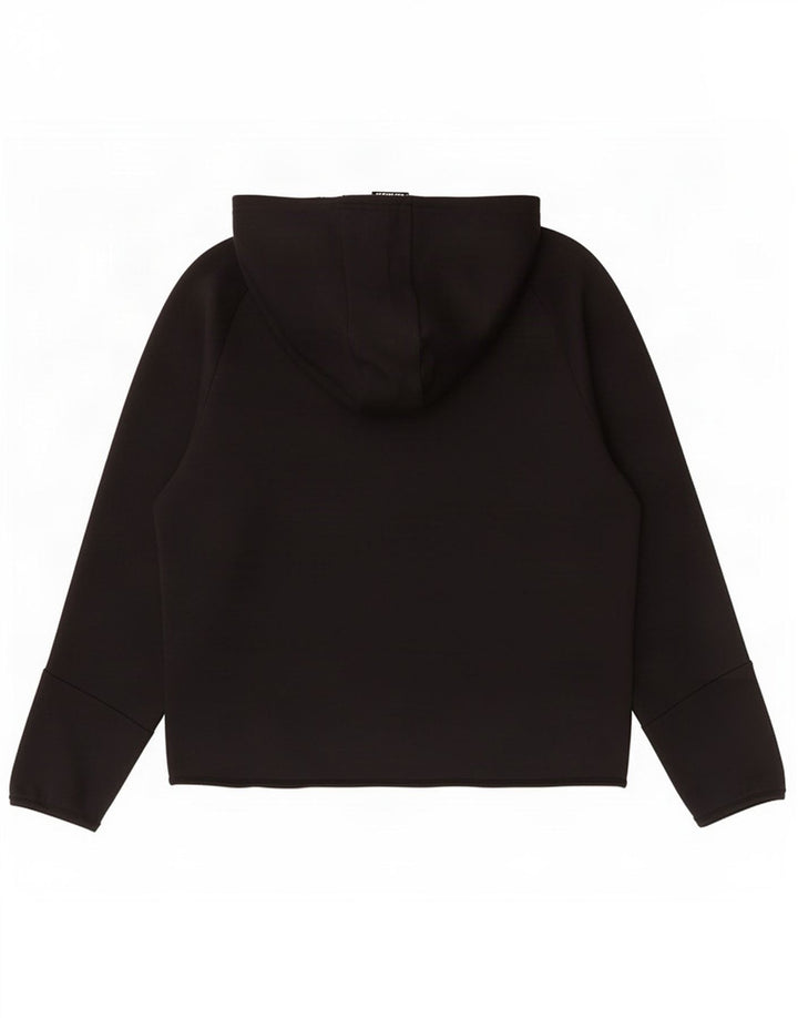 Maglione con cappuccio e zip da uomo Under Armour in cotone nero medio