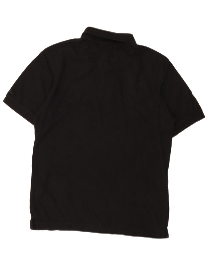 Polo da uomo Fila Small in cotone nero
