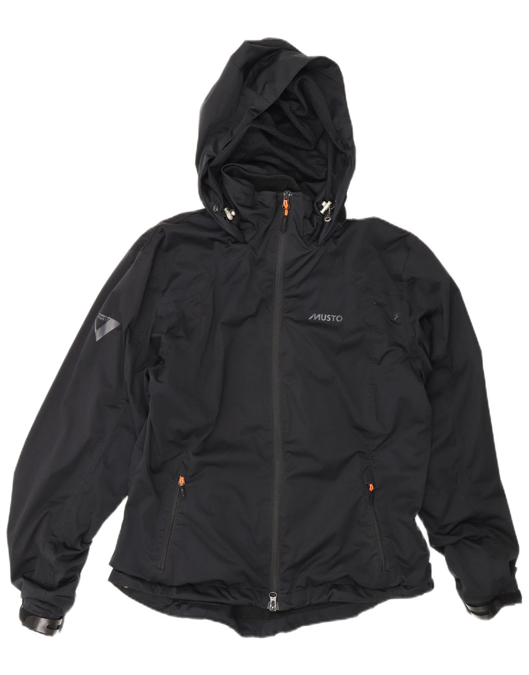 Giacca a vento oversize con cappuccio da donna Musto UK 10 piccola nera