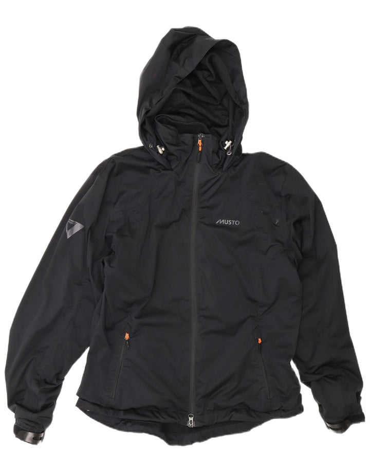 Giacca a vento oversize con cappuccio da donna Musto UK 10 piccola nera