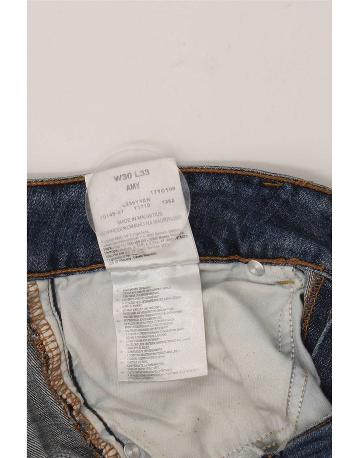 Jeans dritti Amy da donna Lee W30 L29 cotone blu