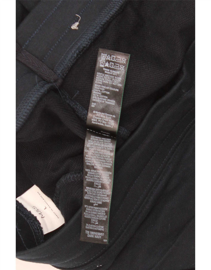 Pantaloncini sportivi da uomo Marks & Spencer grandi in cotone blu navy