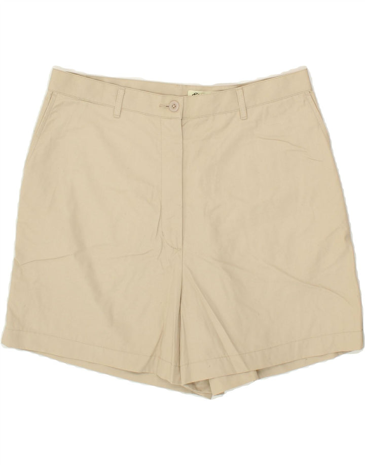 EDDIE BAUER Womens Chino Shorts US 12 Large W32 Beige Cotton Vintage Eddie Bauer and Second-Hand Eddie Bauer from Messina Hembry 