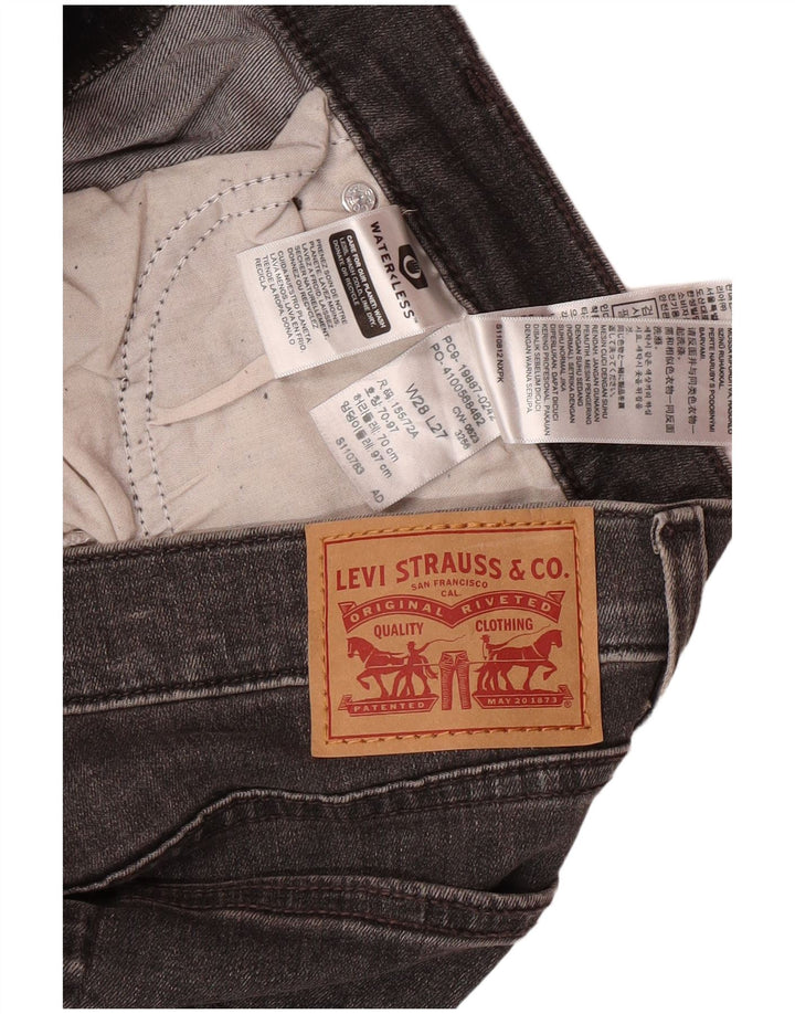 Jeans Boyfriend Slim da donna LEVI'S W28 L27 cotone grigio