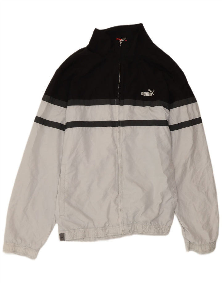 Giacca da tuta da uomo Puma Large Black Colourblock