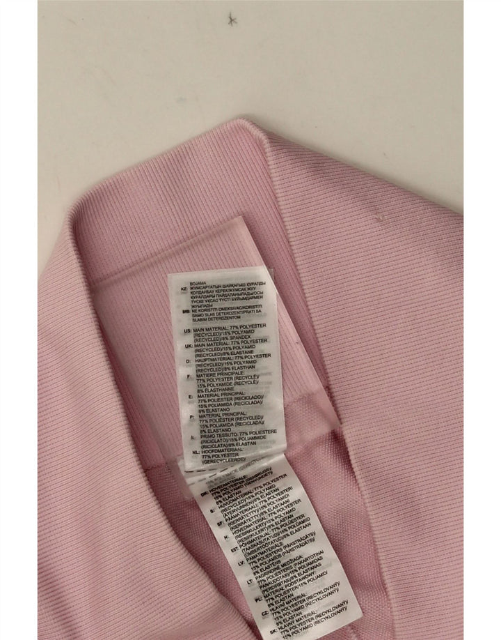 Leggings Capri da donna Adidas UK 12 poliestere rosa medio