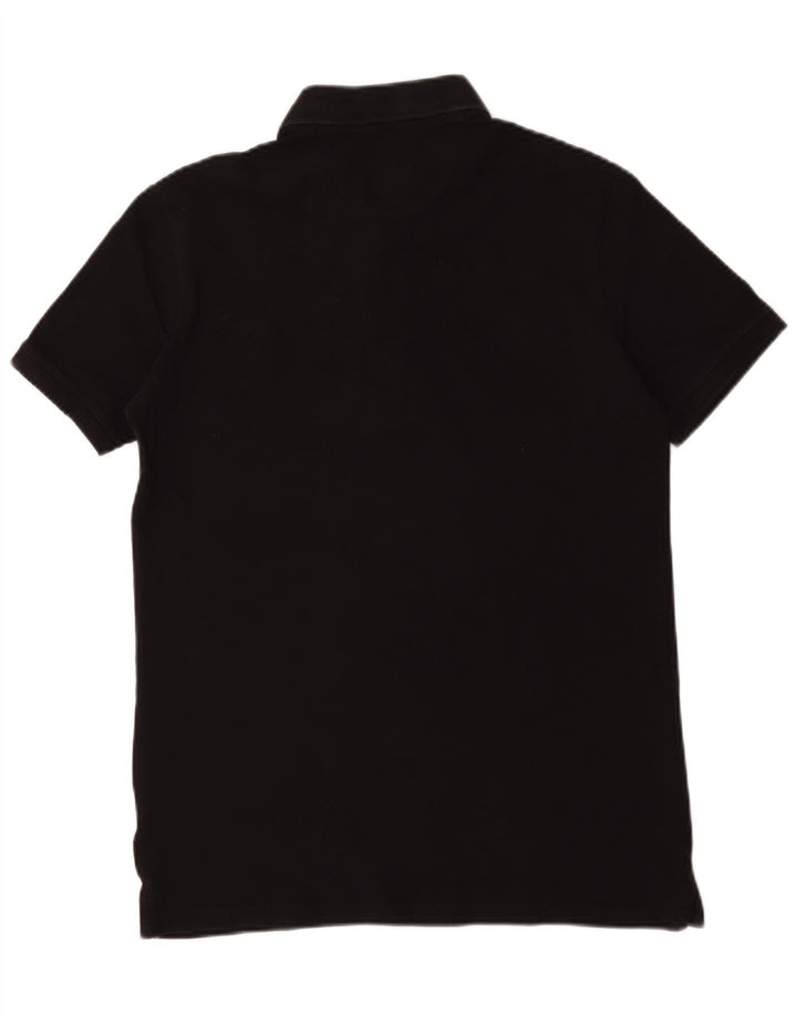 Polo Uomo Guess Media Nera In Cotone