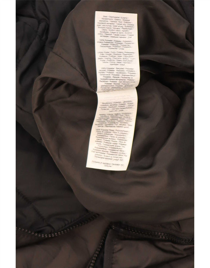 Giacca imbottita con cappuccio da uomo Jack & Jones UK 42 XL poliestere nero