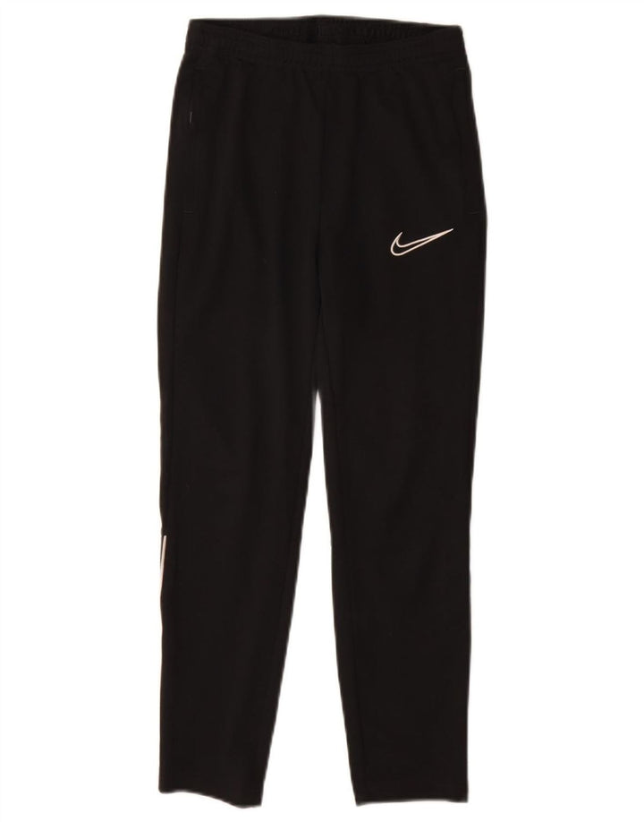 Pantaloni da tuta Nike da ragazzo Dri Fit 10-11 anni poliestere nero medio