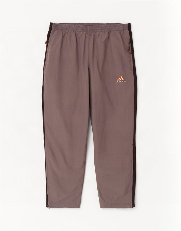 Pantaloni da tuta da uomo Adidas Joggers UK 42/44 Large Grigio Colourblock
