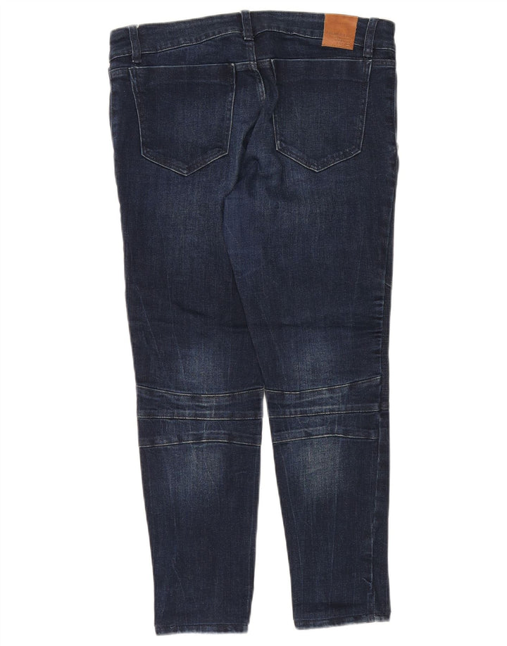 ZARA Womens Slim Jeans EU 38 Small W28 L25 Navy Blue Cotton