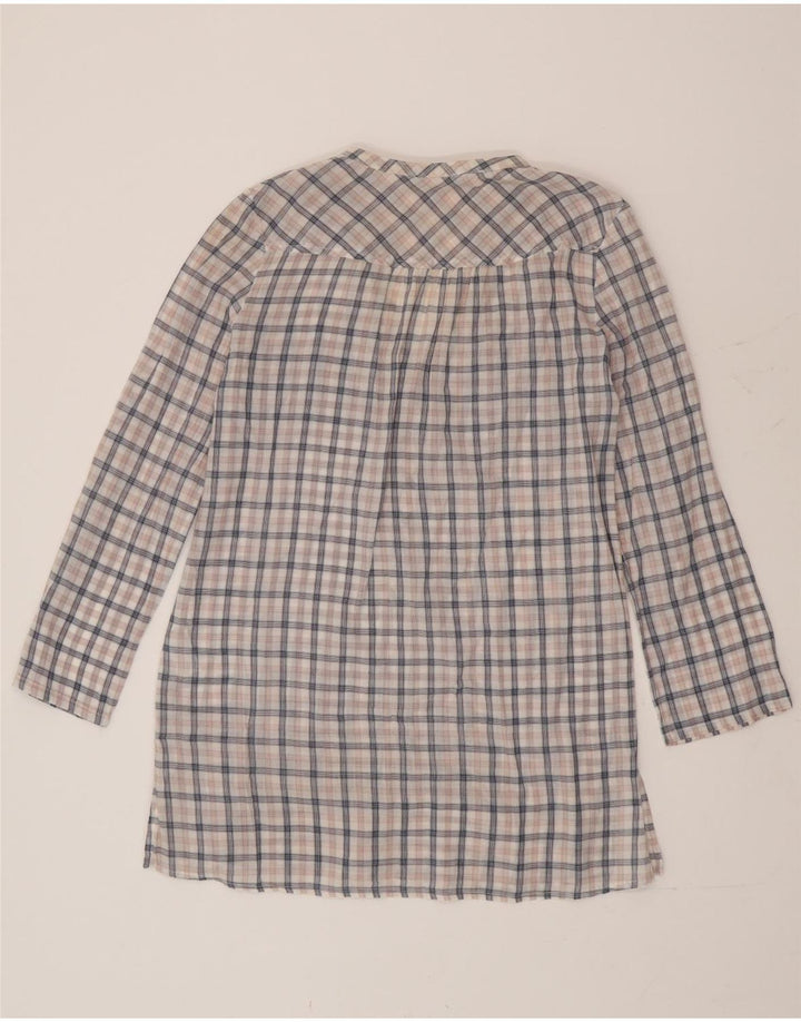 Abito camicia pullover da donna Zara UK 14 Cotone a quadri multicolore medio