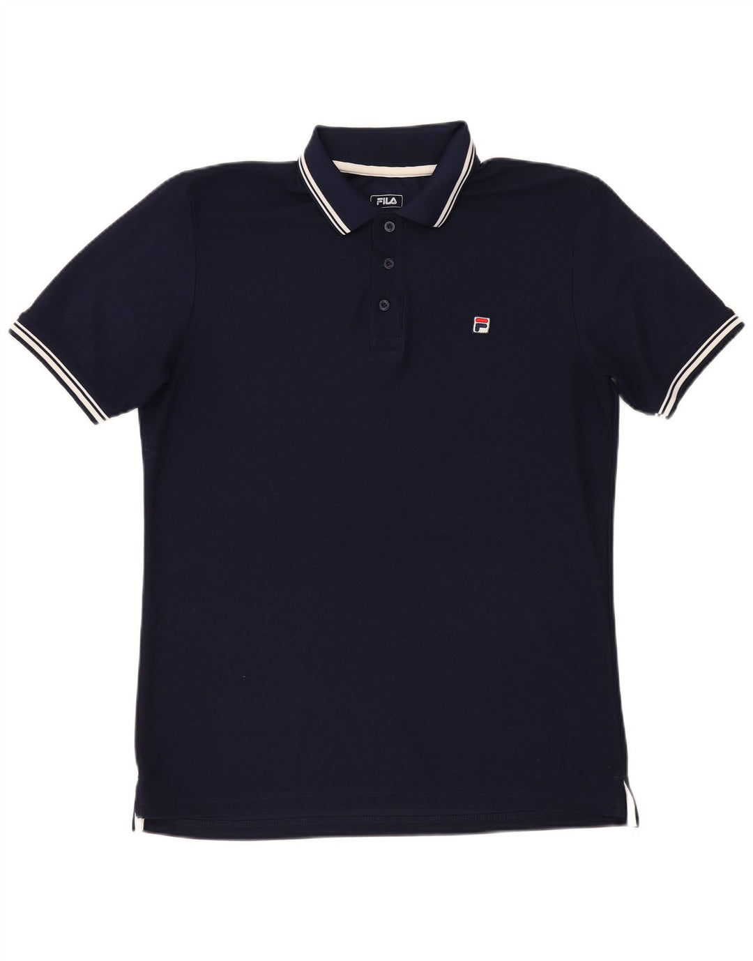 Polo da uomo Fila XL in poliestere blu navy