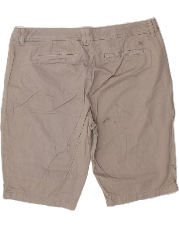 EDDIE BAUER Womens Chino Shorts US 14 XL W34  Grey Cotton Vintage Eddie Bauer and Second-Hand Eddie Bauer from Messina Hembry 