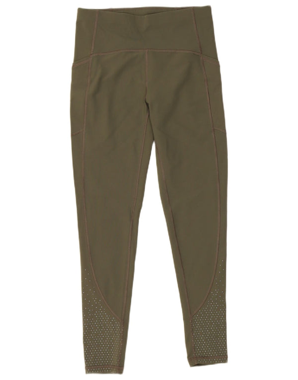 Leggings da donna Lululemon US 6 Nylon maculato verde medio