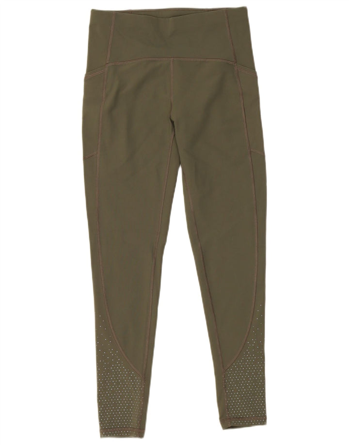 Leggings da donna Lululemon US 6 Nylon maculato verde medio