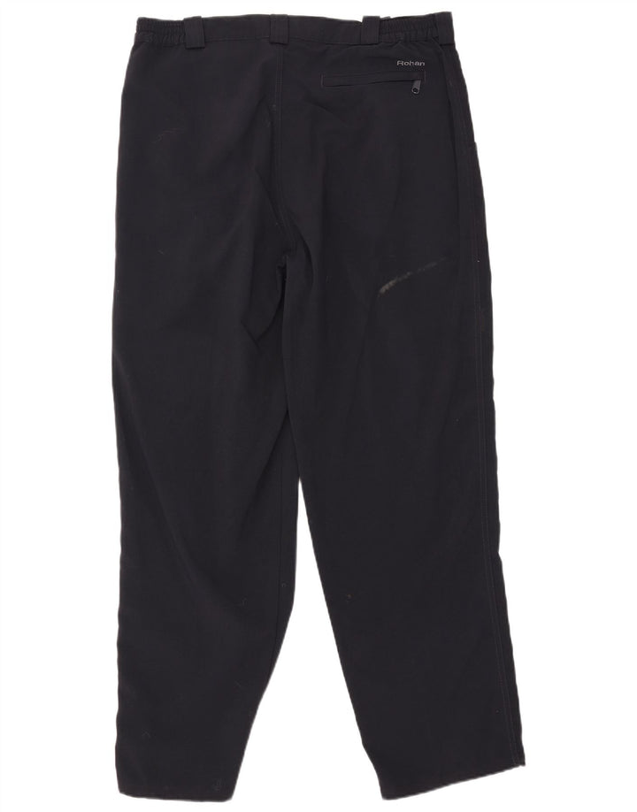 Pantaloni chino con pegging da uomo Rohan W38 L31 Blu Navy