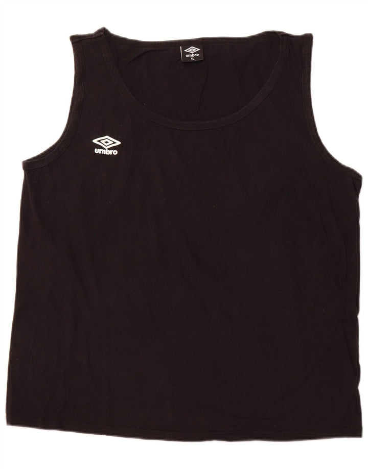 Canotta da donna UMBRO UK 18 XL cotone nero