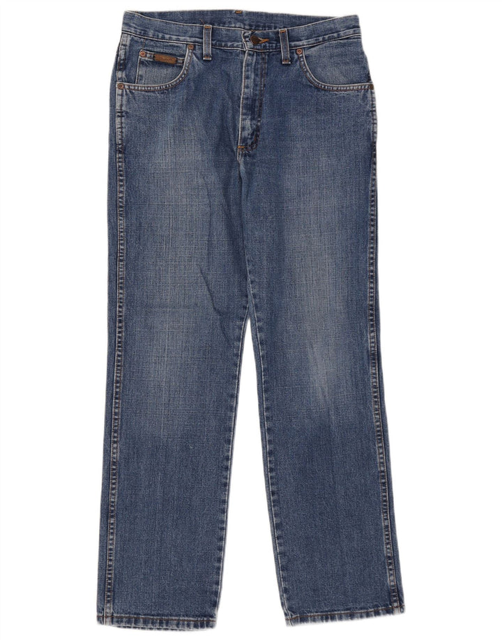 Jeans dritti da uomo Wrangler Texas W32 L30 cotone blu