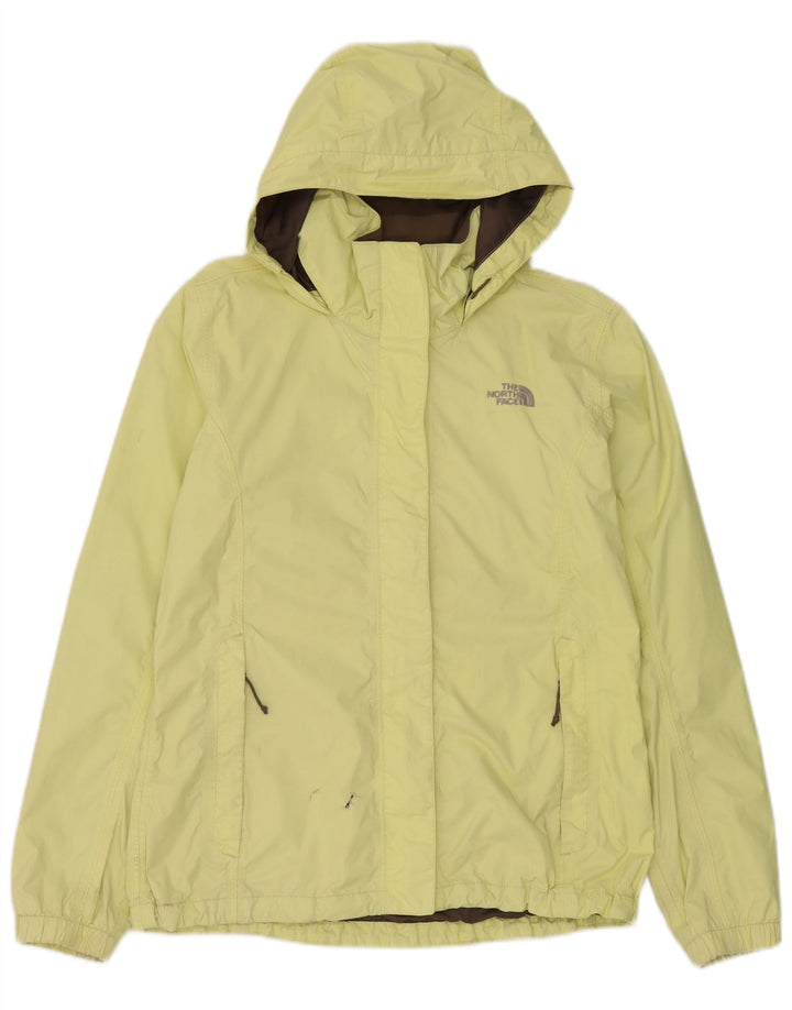 Giacca antipioggia con cappuccio da donna The North Face UK 14 nylon giallo medio
