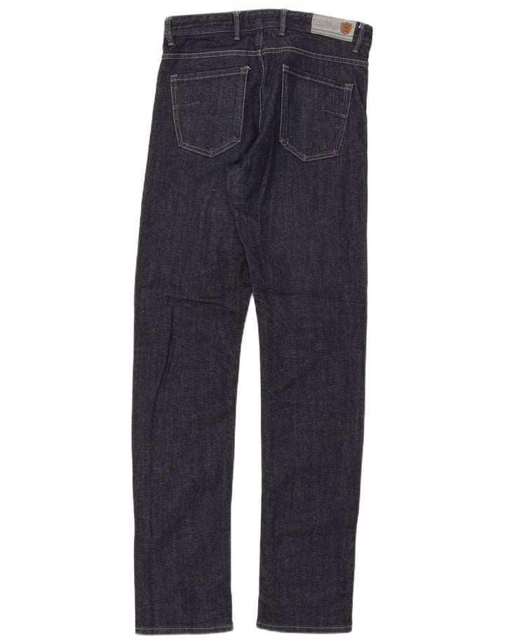 Jeans slim da uomo Massimo Dutti EU 38 Small W30 L32 Cotone blu navy