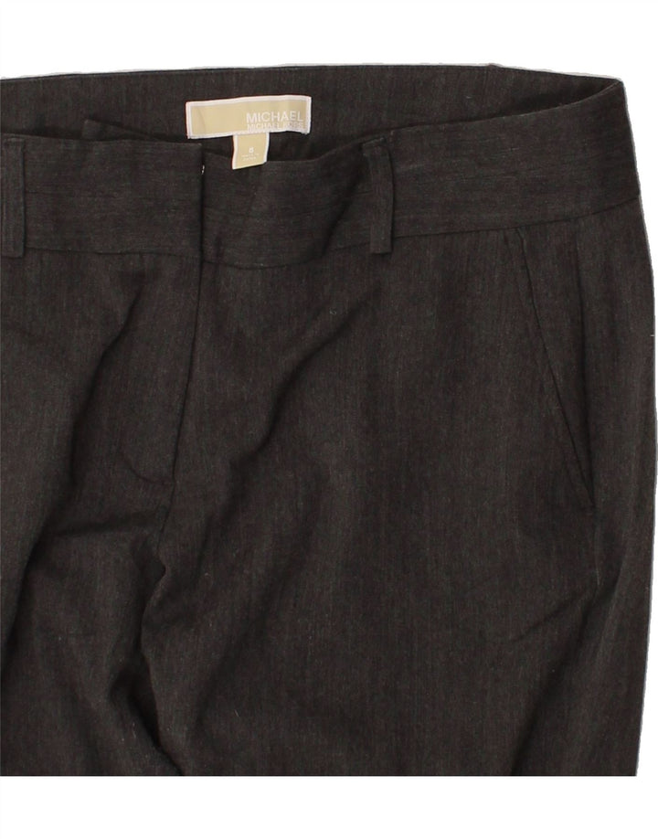 MICHAEL KORS Womens Slim Chino Trousers US 8 Medium W32 L30 Grey Polyester Vintage Michael Kors and Second-Hand Michael Kors from Messina Hembry 